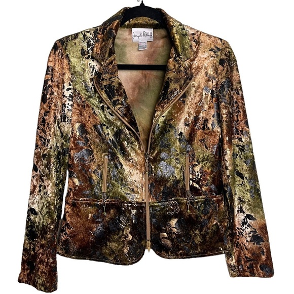 Joseph  Ribkoff Vintage Y2K Velvet Jacket - Picture 1 of 5
